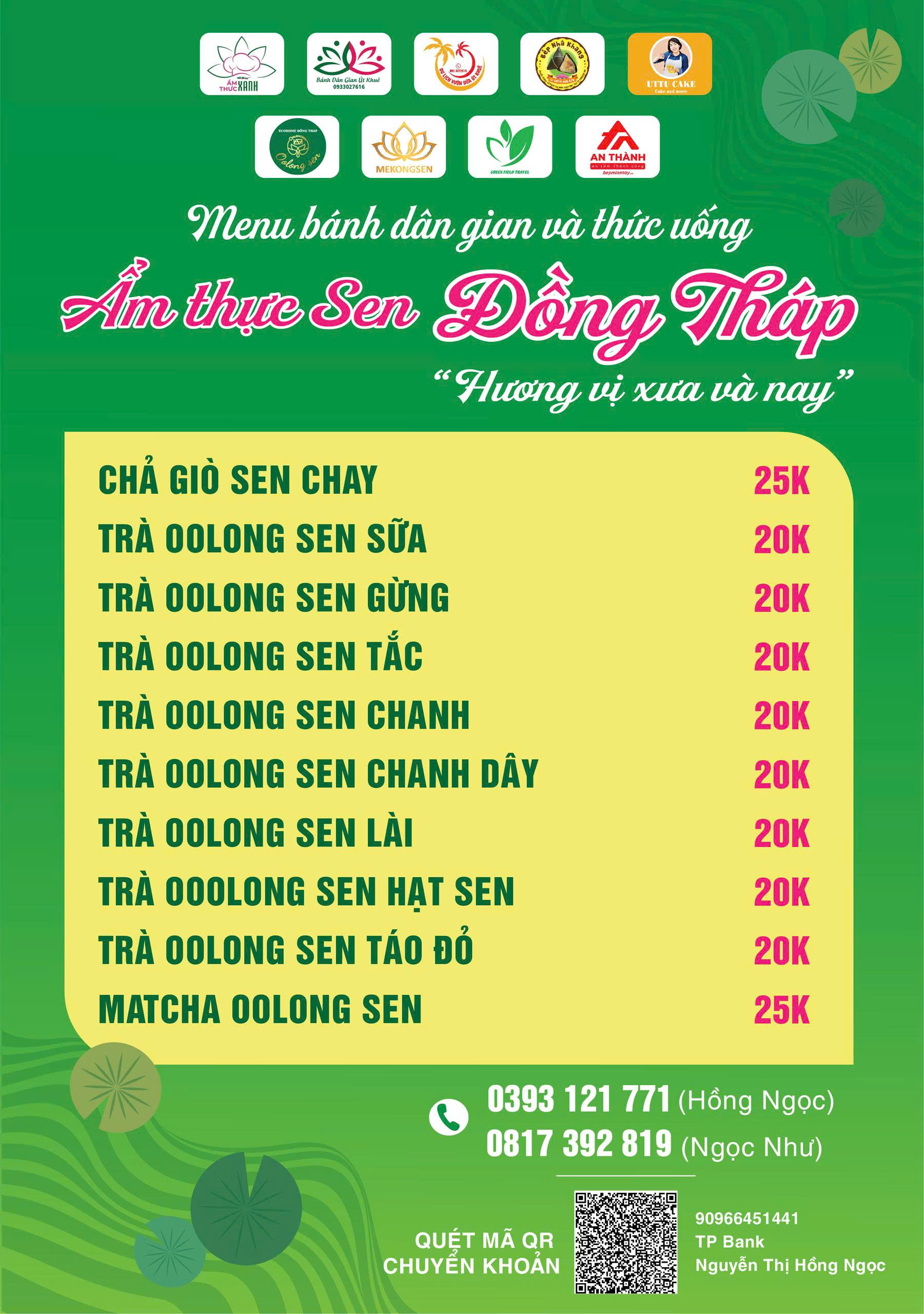 20 Món Sen Đặc Sắc – Dấu Ấn Đồng Tháp