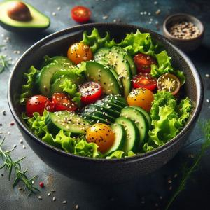 Salad cải kale và cam vàng