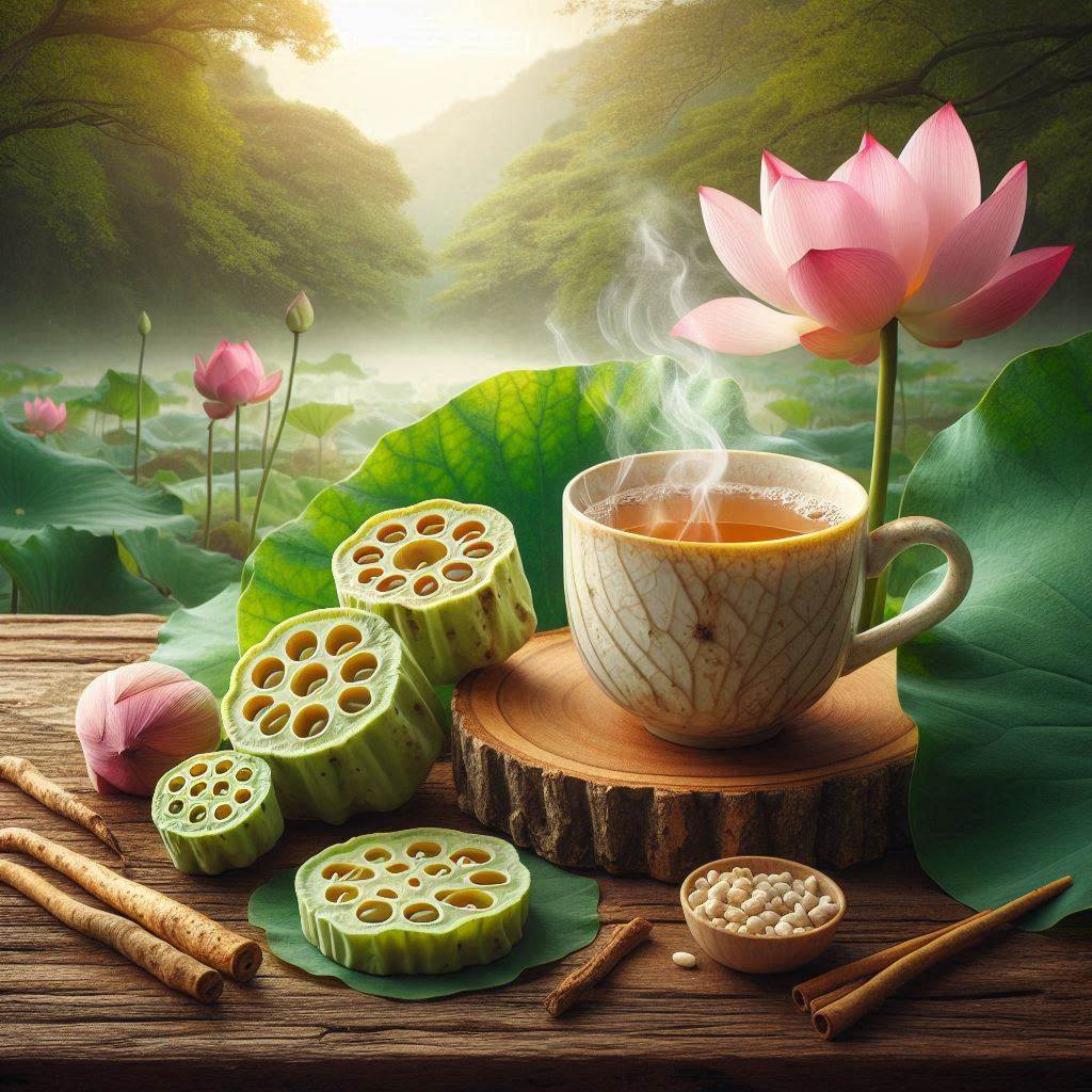 Lưu ý khi uống trà củ sen