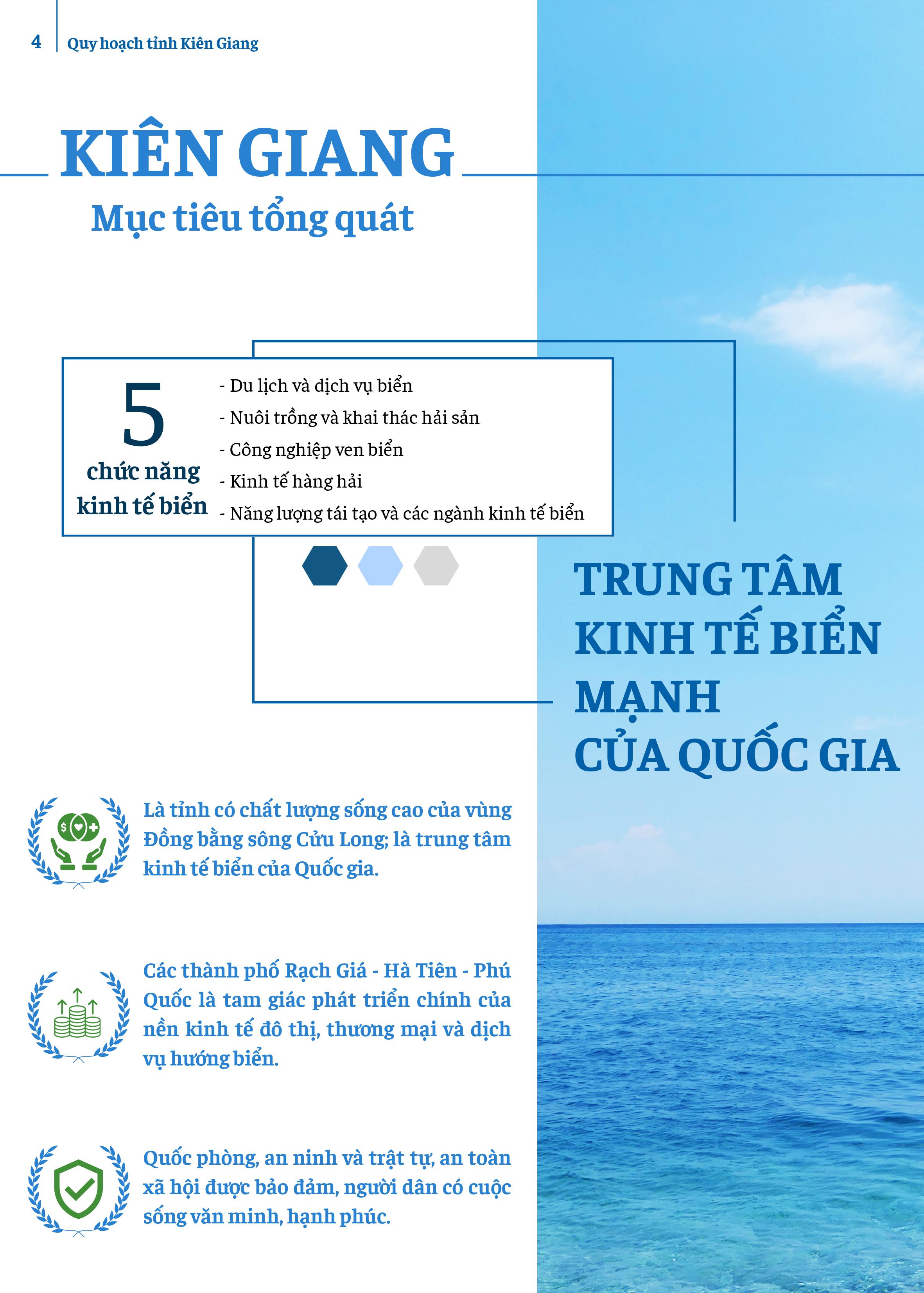 Kiên Giang - Mục tiêu tổng quát