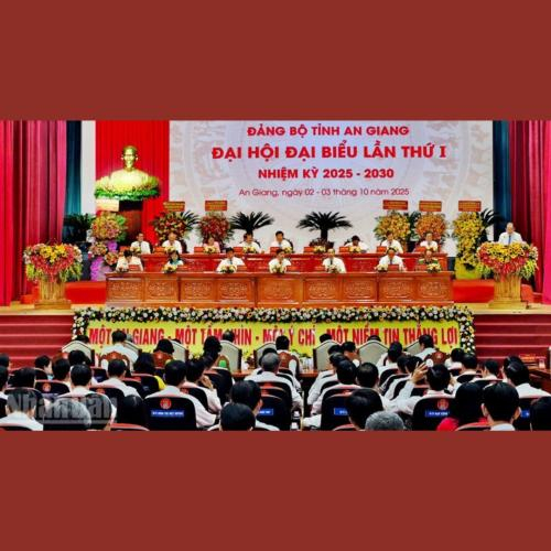 Đại hội Đảng bộ tỉnh An Giang lần thứ I làm việc ngày đầu tiên