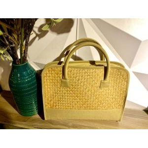 Cặp Laptop Cỏ Bàng 14" Thủ Công Chống Sốc | Thảo Điền Phú Mỹ