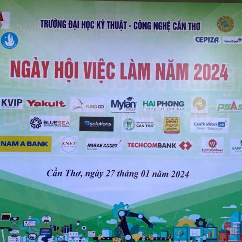 Cần Thơ: Ngày Hội Việc Làm Đầu Năm 2024 Cho Sinh Viên CTUT