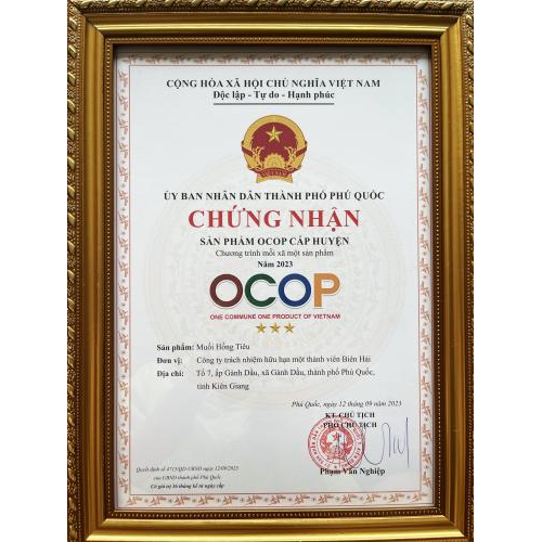 Giấy chứng nhận cho sản phẩm