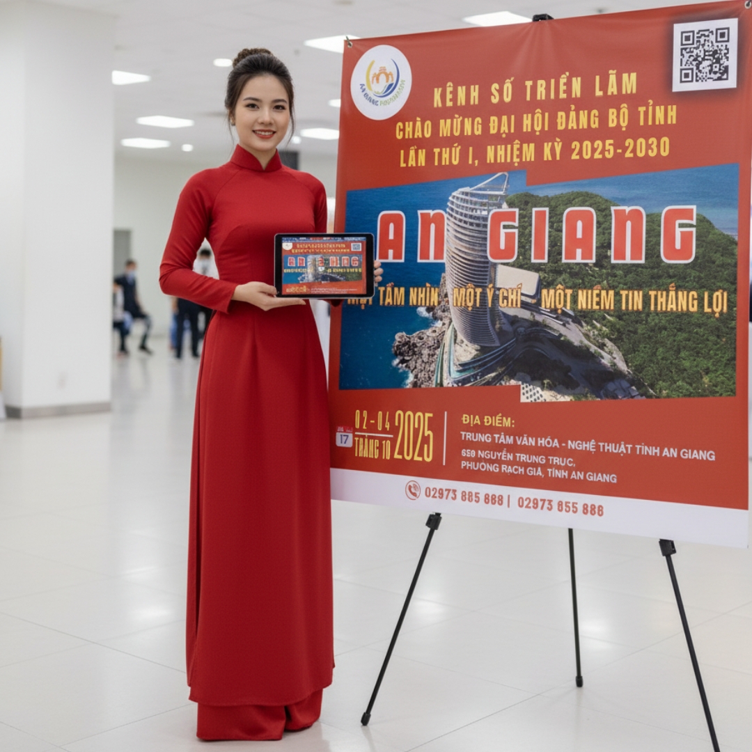 Kênh Số: Triển Lãm Chào Mừng Đại Hội Đảng Bộ Tỉnh An Giang Lần Thứ I, Nhiệm Kỳ 2025-2030