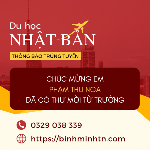 Hồ sơ thành công - Phạm Thu Nga