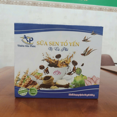 Sữa Sen Tổ Yến Vị Cà Phê (10 Gói x 150gr)