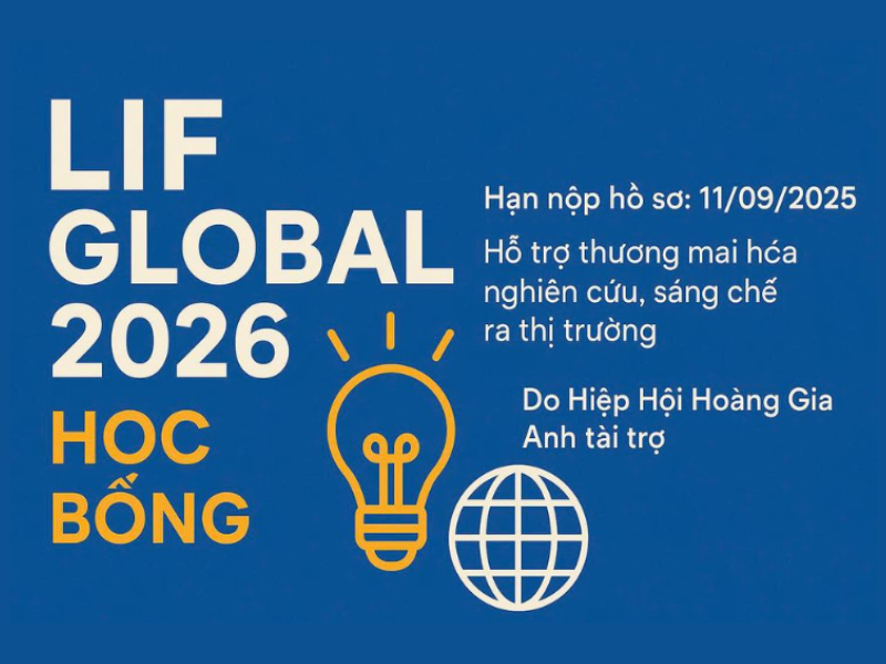Giới thiệu học bổng Lif Global 2026