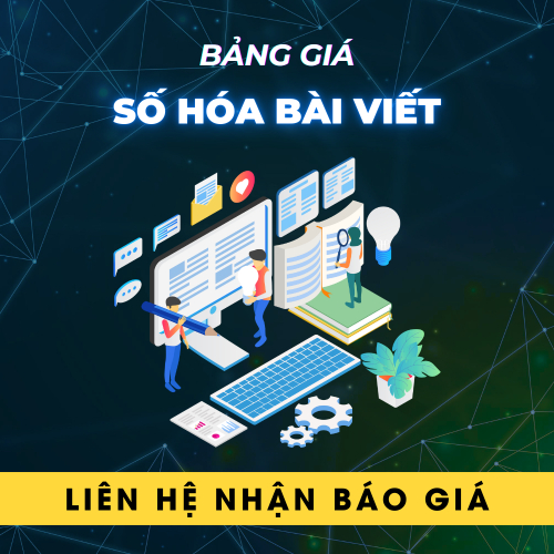 Bảng Giá Số Hóa Bài Viết