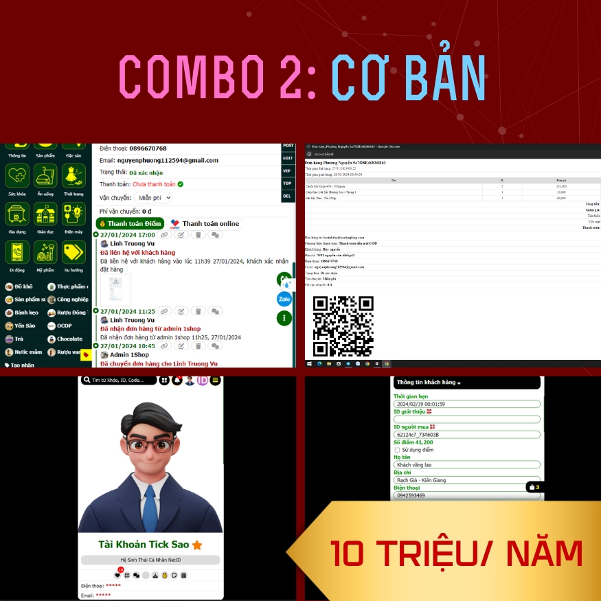 Combo 2 Net🆔.vn: Cơ bản - 10 Triệu/ Năm