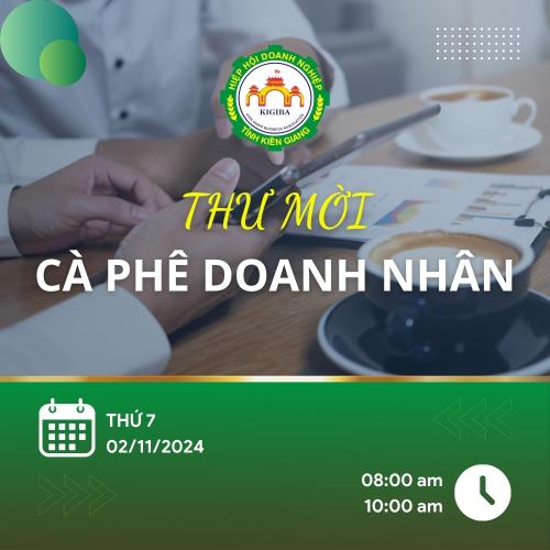 Thư Mời Tham Gia Sự Kiện Cà Phê Doanh Nhân