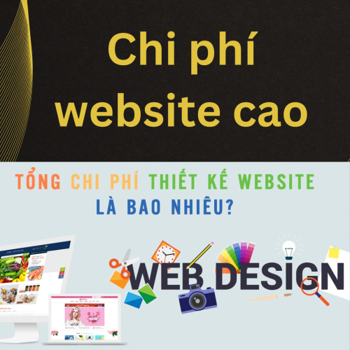 Chi phí website cao