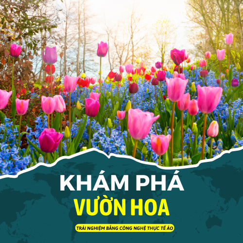 Khám phá vườn hoa qua lăng kính thực tế ảo