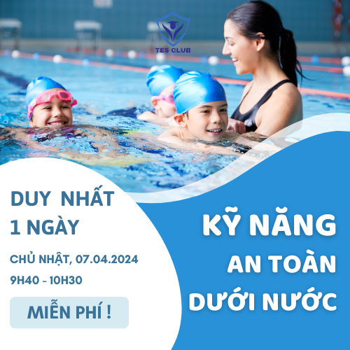 Chiêu sinh buổi Hướng dẫn Kỹ năng An toàn Phòng, chống đuối nước