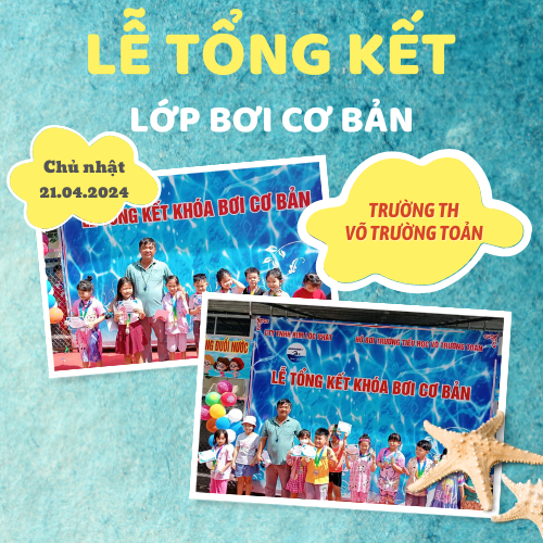 Lễ Tổng Kết Khóa Bơi Cơ Bản - Học Sinh Trường Võ Trường Toản