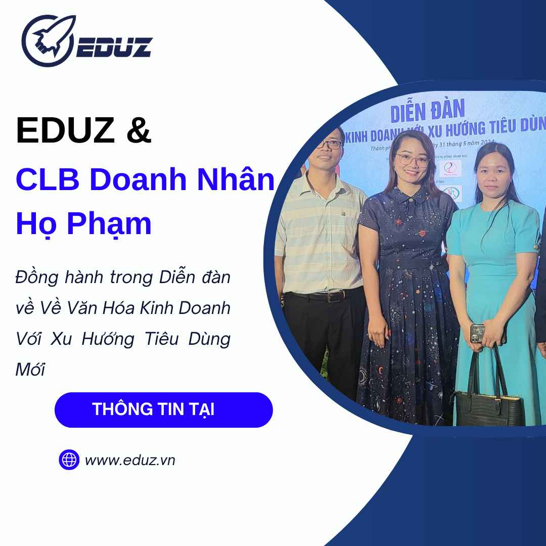 EDUZ Đồng Hành Cùng CLB Doanh Nhân Họ Phạm Trong Diễn Đàn VCCI