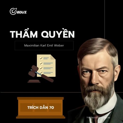 Max Weber: Thẩm Quyền