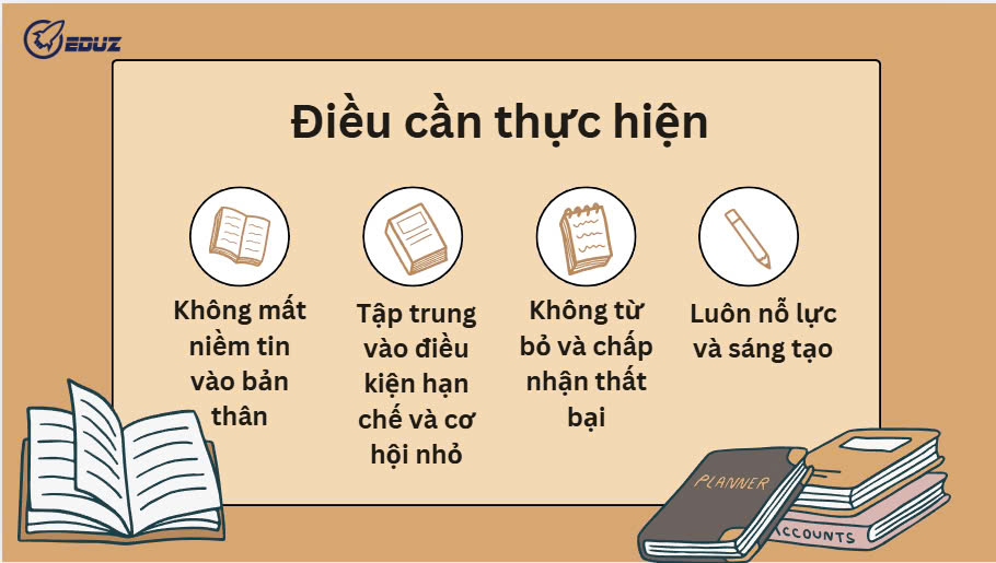 3. Điều cần thực hiện