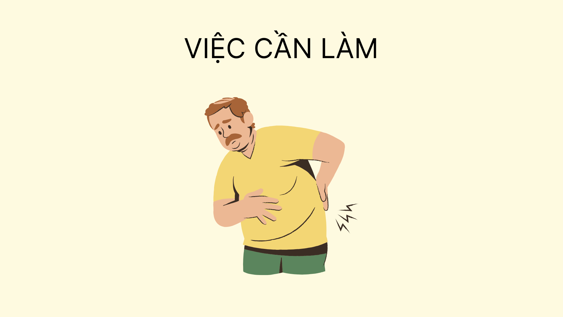 3. Việc cần làm khi có người đau lưng