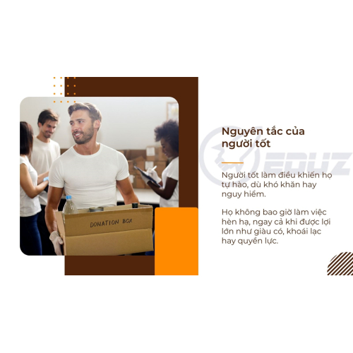 2. Nguyên tắc của người tốt