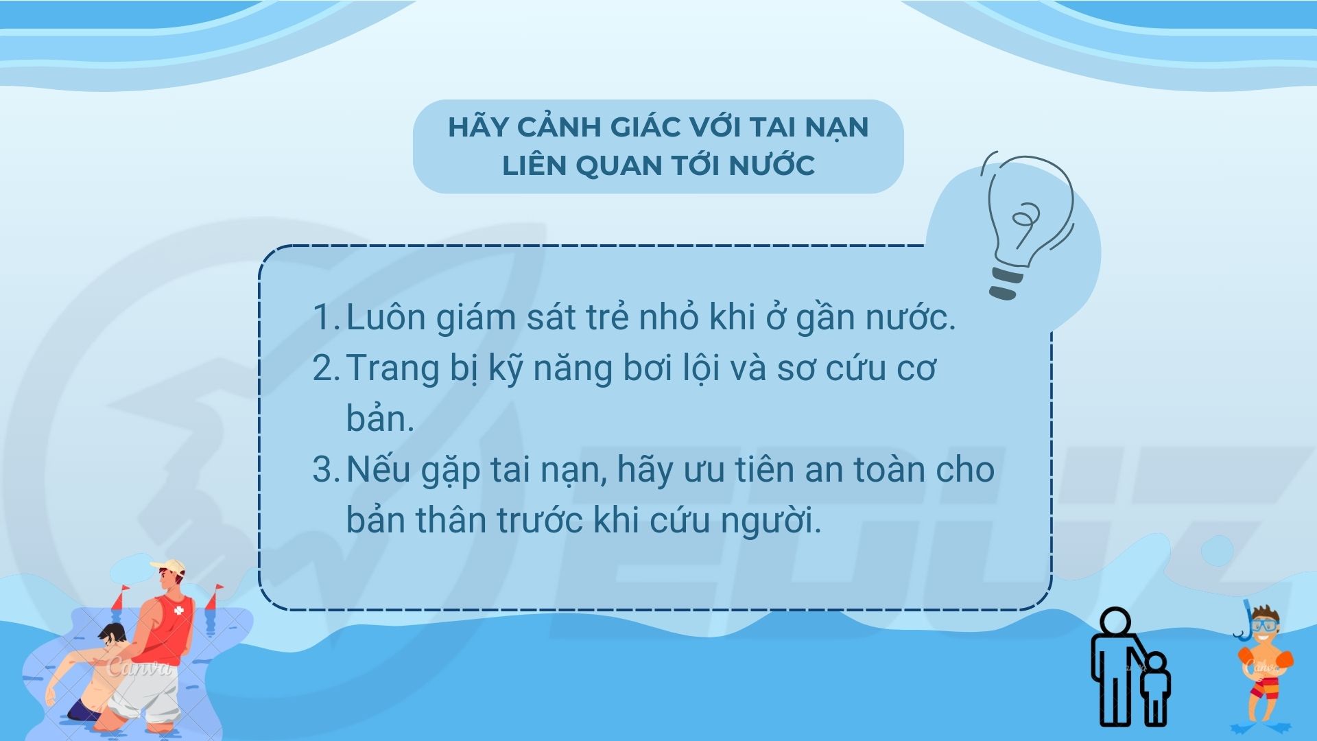 6. Hãy cảnh giác với tai nạn liên quan tới nước
