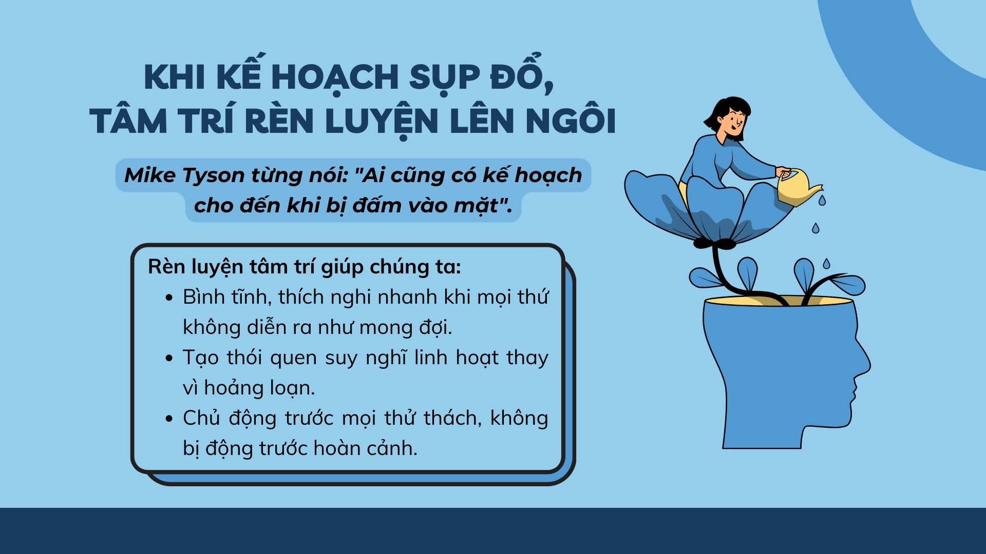 1. Khi Kế Hoạch Sụp Đổ, Tâm Trí Rèn Luyện Lên Ngôi