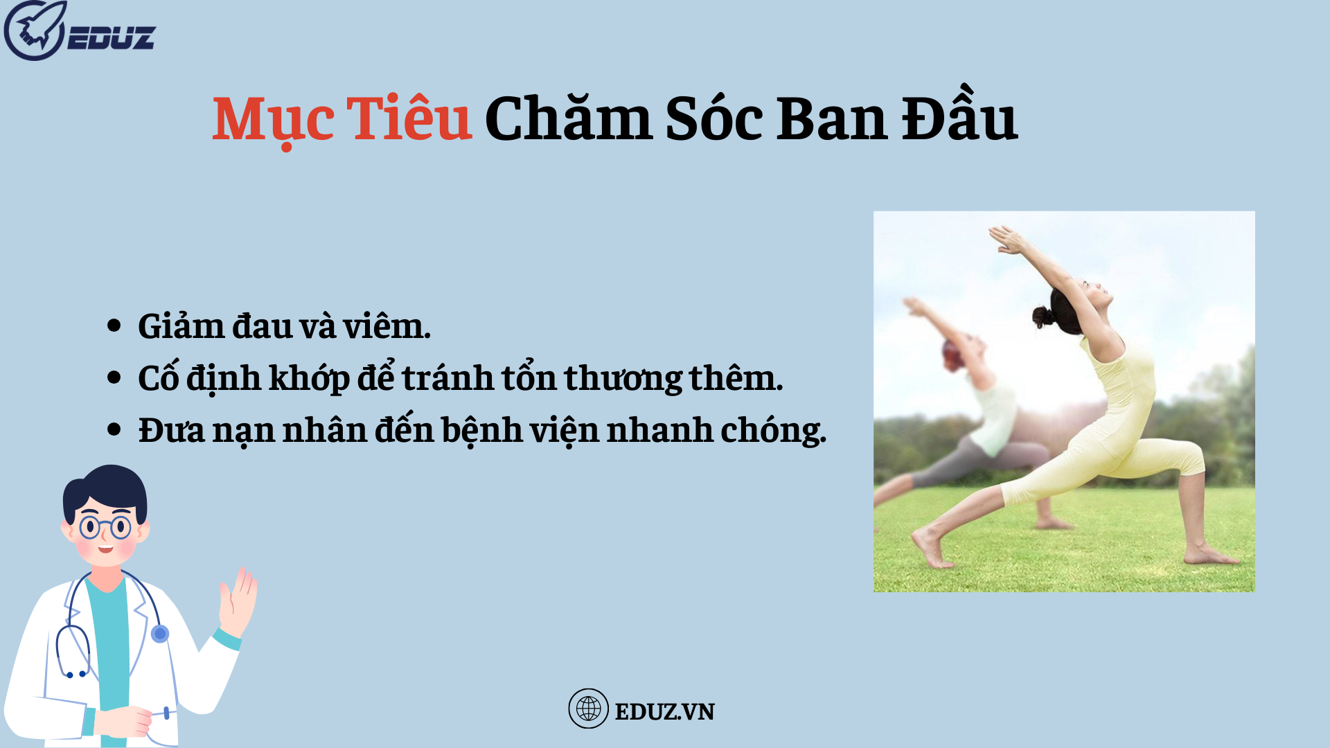 5. Mục Tiêu Chăm Sóc Ban Đầu