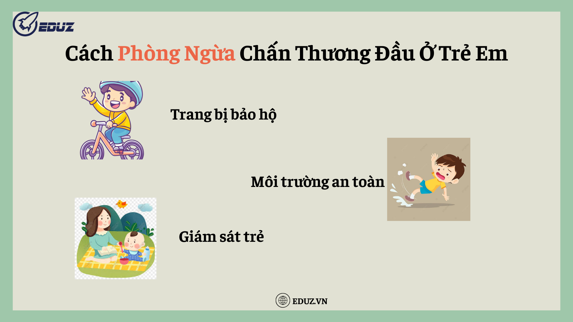 7. Cách Phòng Ngừa Chấn Thương Đầu Ở Trẻ Em