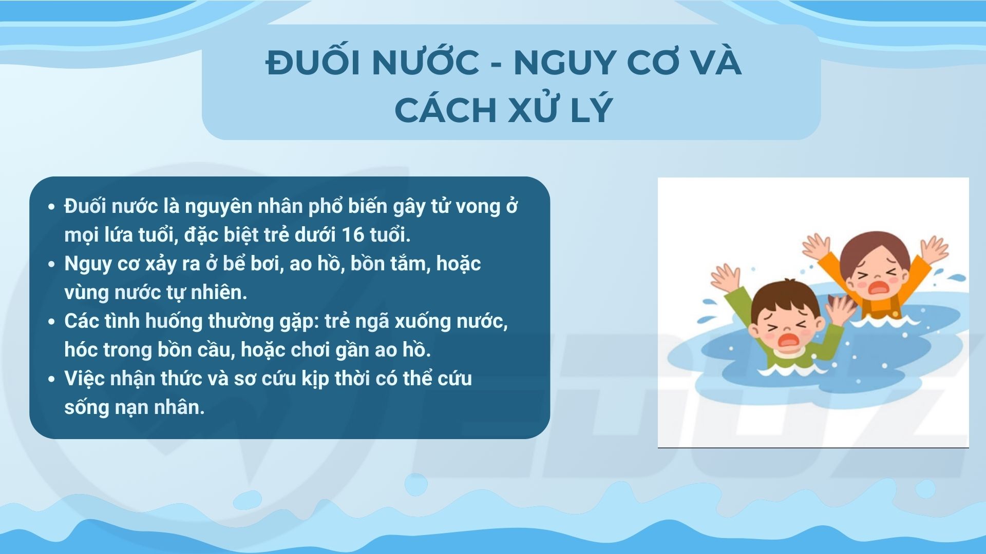 1. Đuối Nước - Nguy Cơ và Cách Xử Lý
