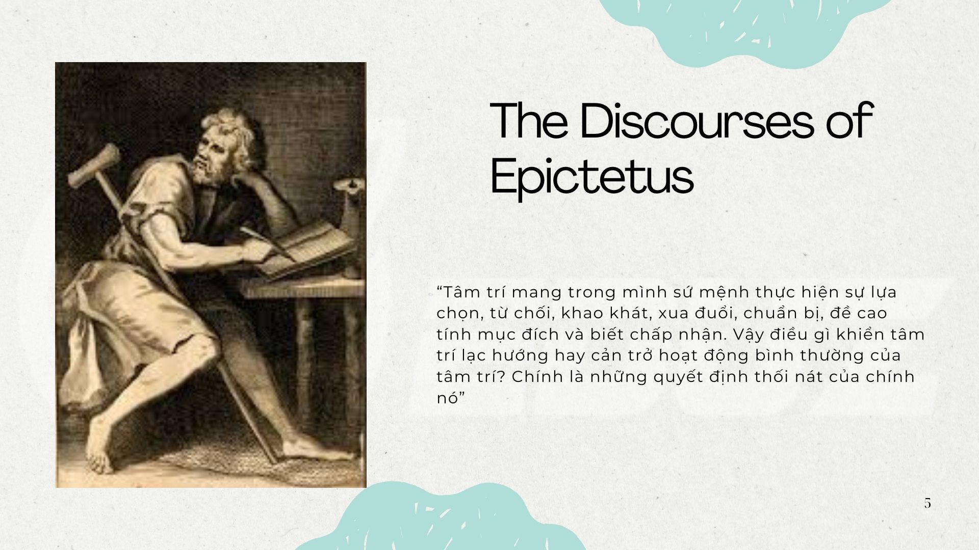II.Diễn ngôn của nhà triết gia Epictetus: