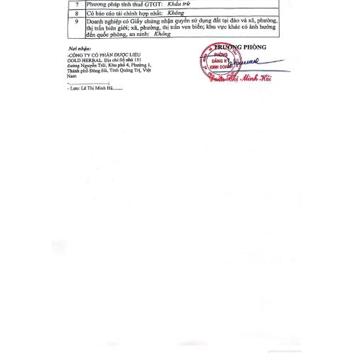 1. Giấy phép kinh doanh