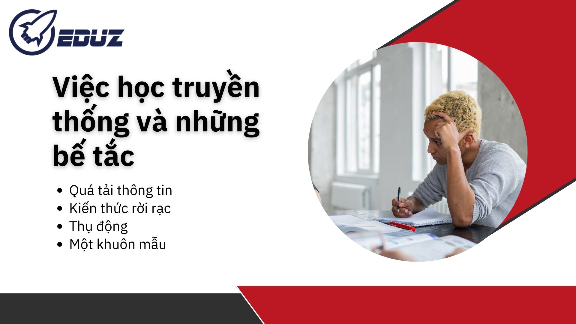 1. Việc học truyền thống và những bế tắc