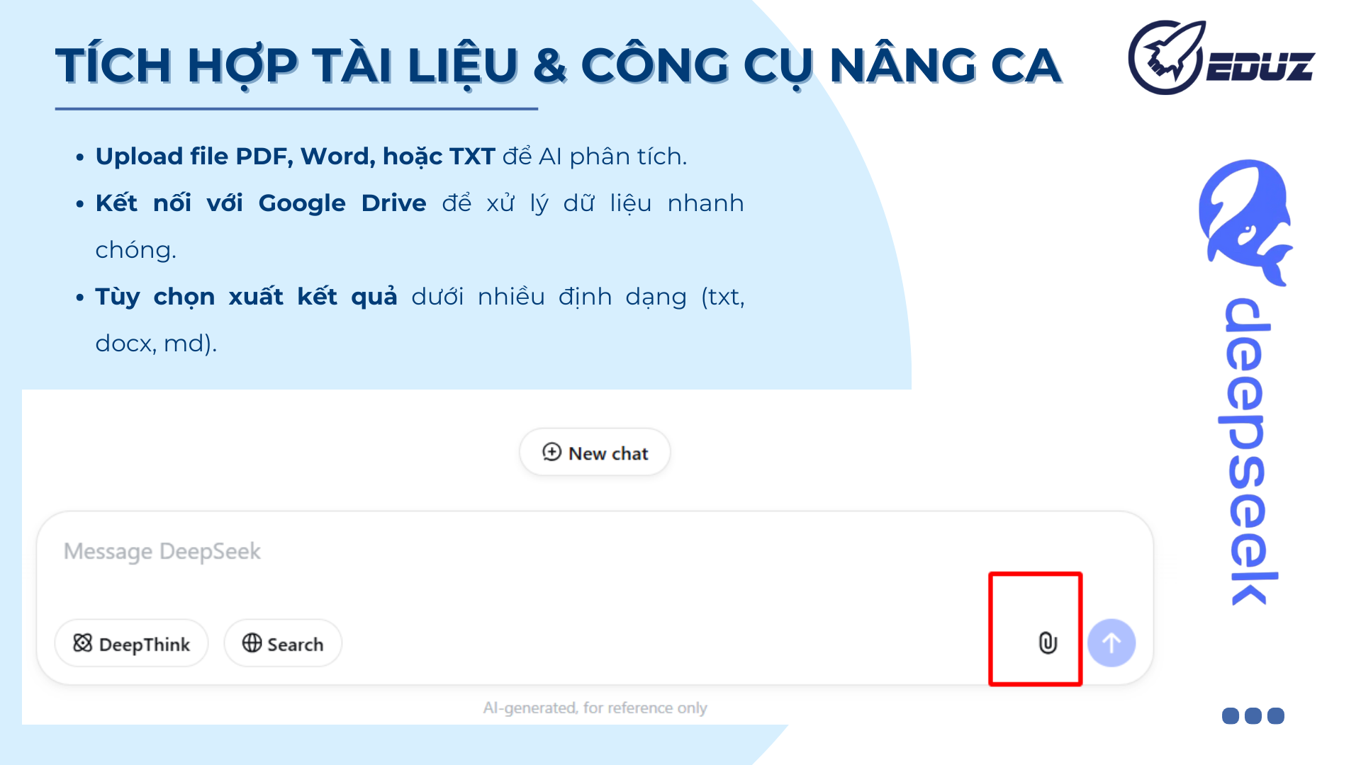 5. Tích hợp tài liệu & công cụ nâng cao