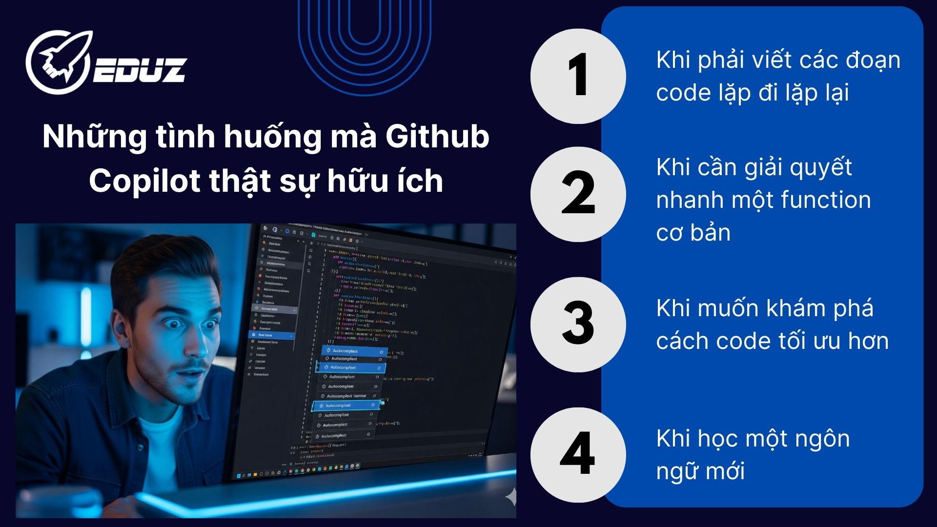 3. Những tình huống mà Github Copilot thật sự hữu ích