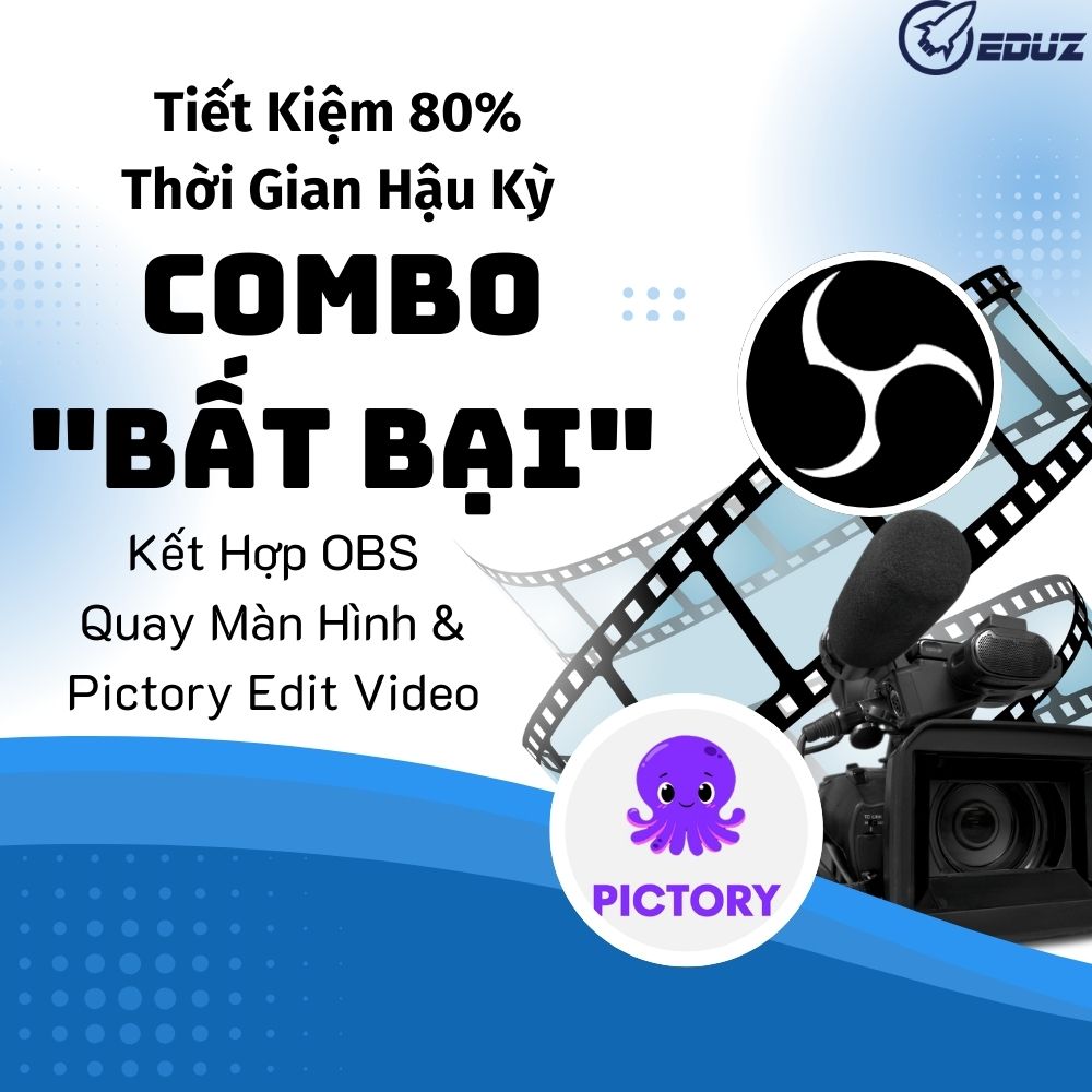 Tiết Kiệm 80% Thời Gian Hậu Kỳ: Combo "Bất Bại" Kết Hợp OBS Quay Màn Hình & Pictory Edit Video