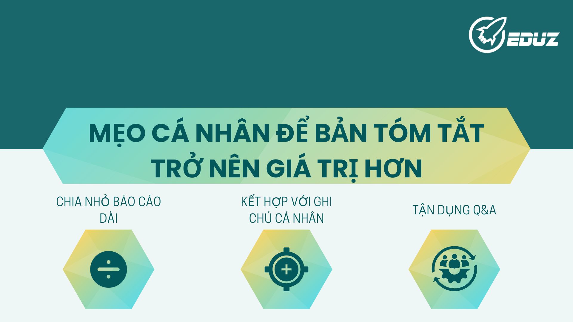 3. Mẹo Cá Nhân Để Bản Tóm Tắt Trở Nên Giá Trị Hơn