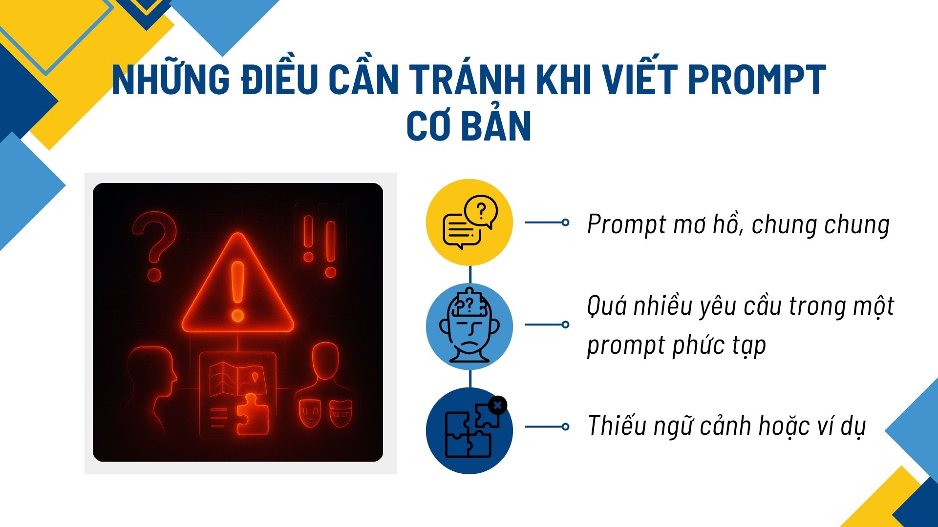 Những điều cần tránh khi viết Prompt cơ bản