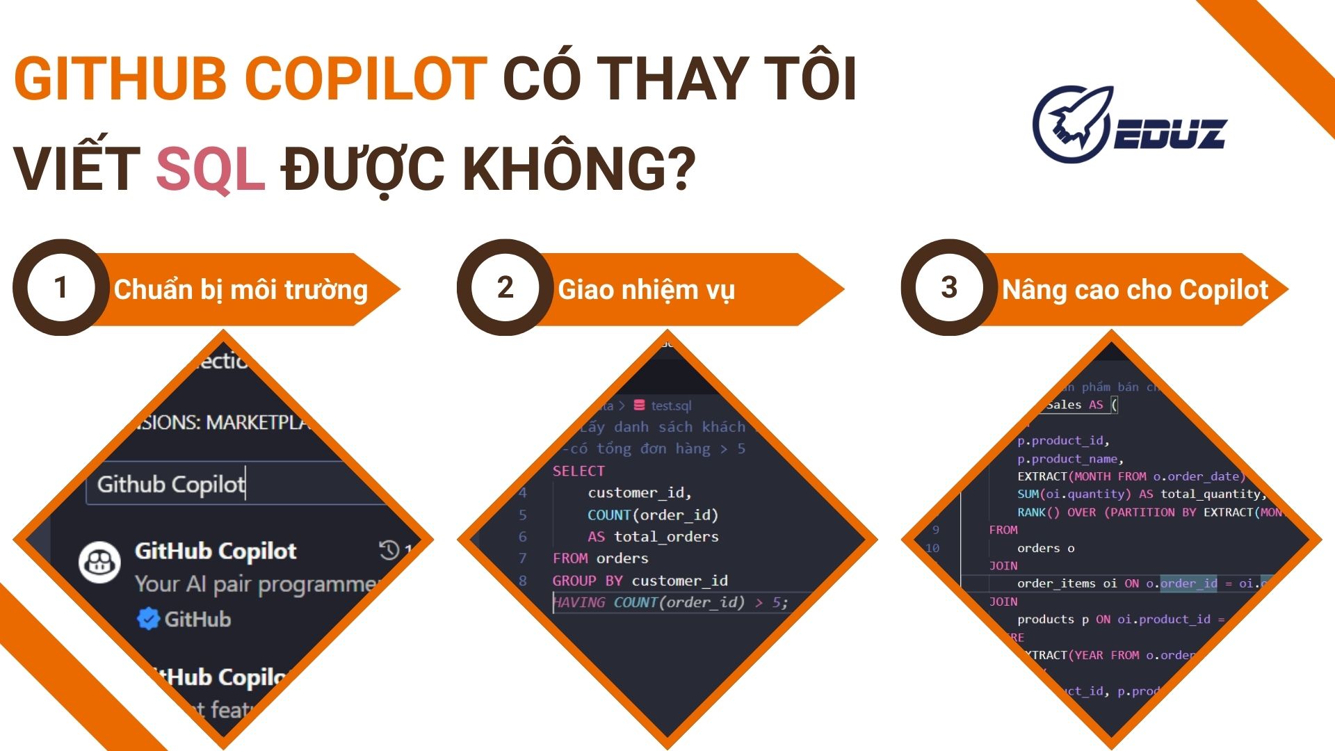 2. AI có thay tôi viết SQL được không? Trải nghiệm thực tế với GitHub Copilot