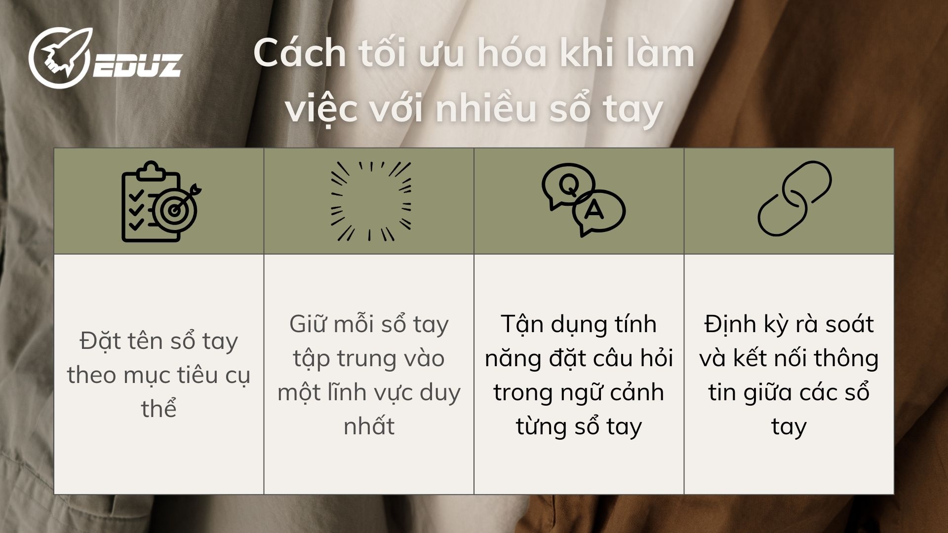 3. Cách tối ưu hóa khi làm việc với nhiều sổ tay