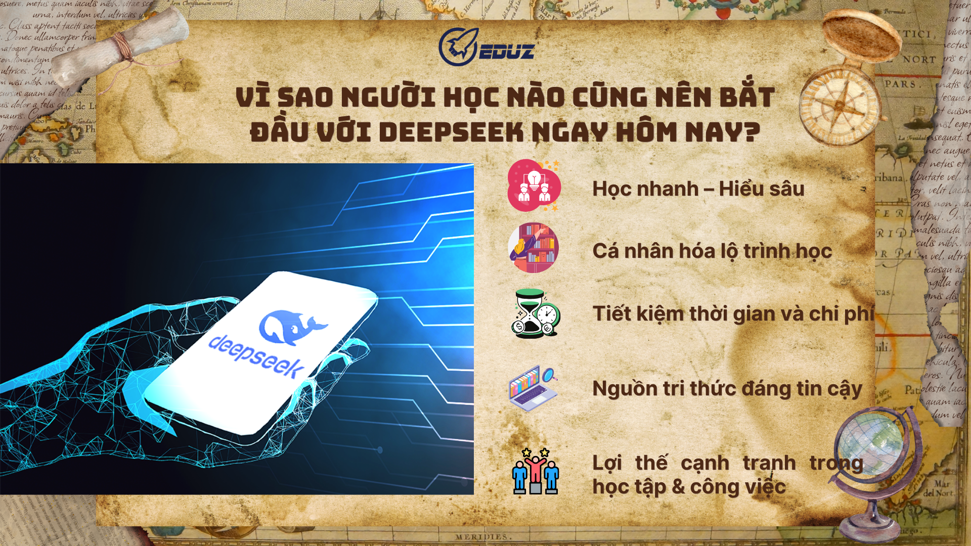 2. Vì sao người học nào cũng nên bắt đầu với DeepSeek ngay hôm nay?