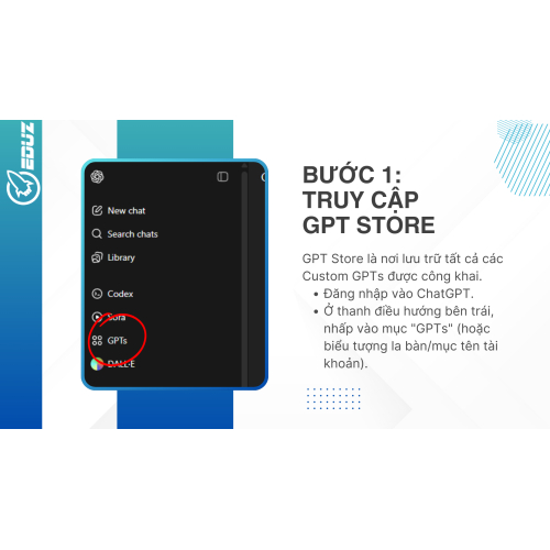 Bước 1: Truy Cập GPT Store