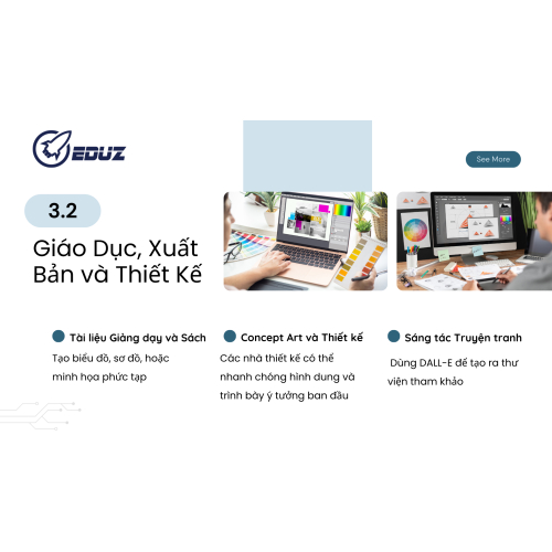 3.2 Giáo Dục, Xuất Bản và Thiết Kế