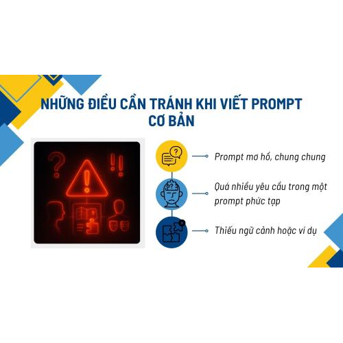 Những điều cần tránh khi viết Prompt cơ bản