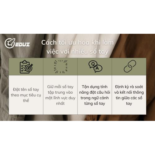 3. Cách tối ưu hóa khi làm việc với nhiều sổ tay