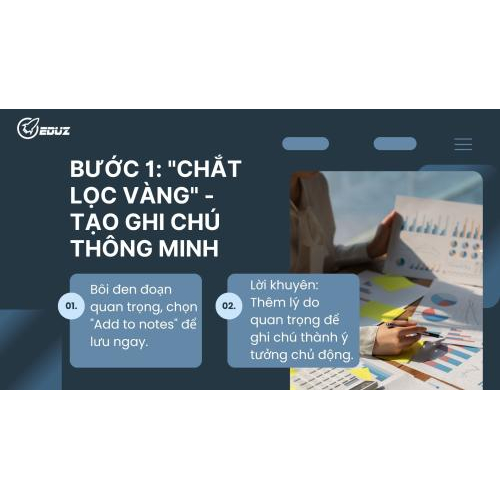Bước 1: "Chắt Lọc Vàng" - Tạo Ghi Chú Thông Minh