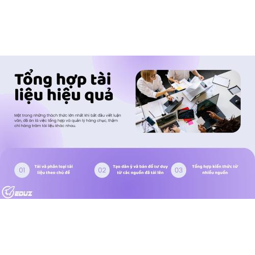 Giai đoạn 1: Tổng hợp tài liệu hiệu quả