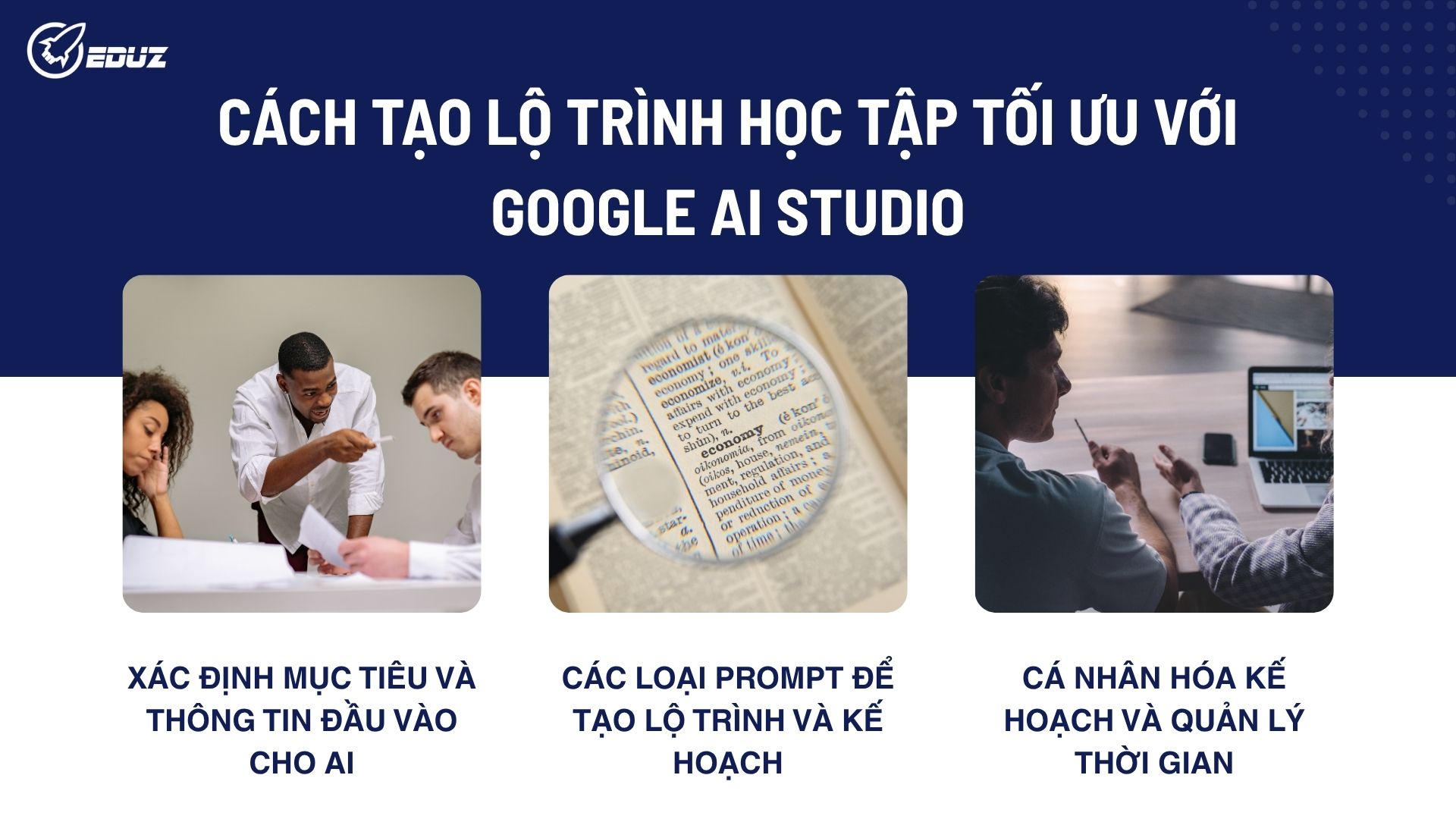 Cách tạo lộ trình học tập tối ưu với Google AI Studio