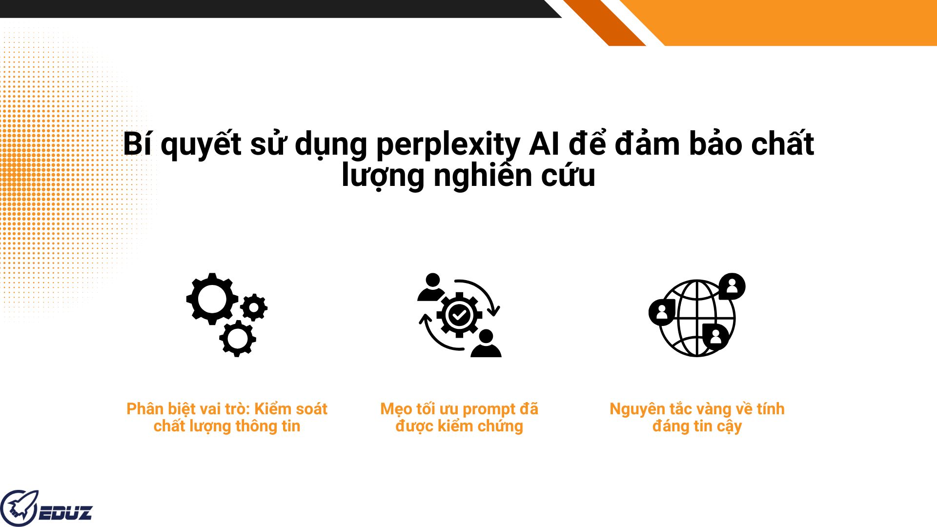 Bí quyết sử dụng perplexity AI để đảm bảo chất lượng nghiên cứu