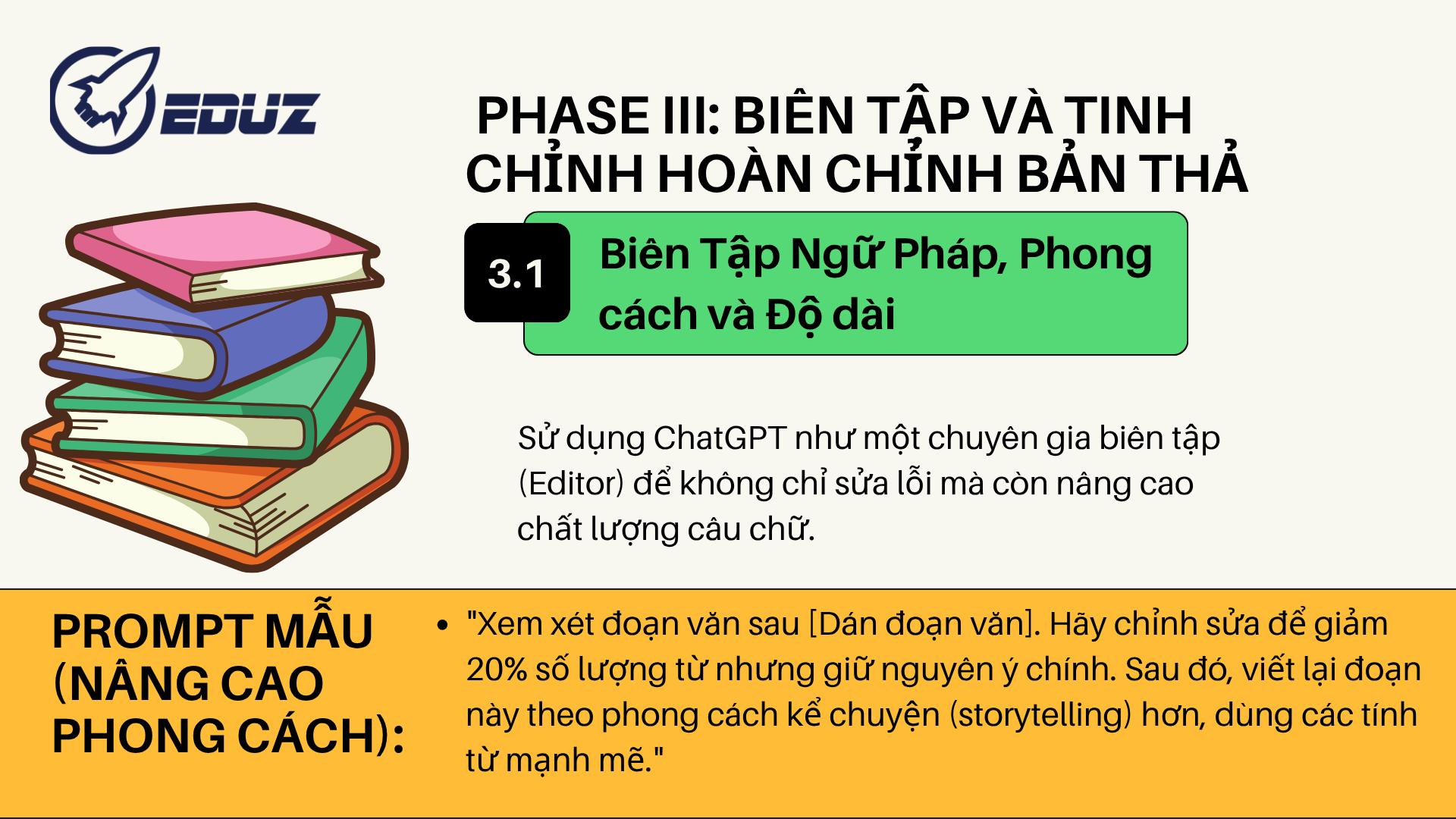 3.1. Biên Tập Ngữ Pháp, Phong cách và Độ dài