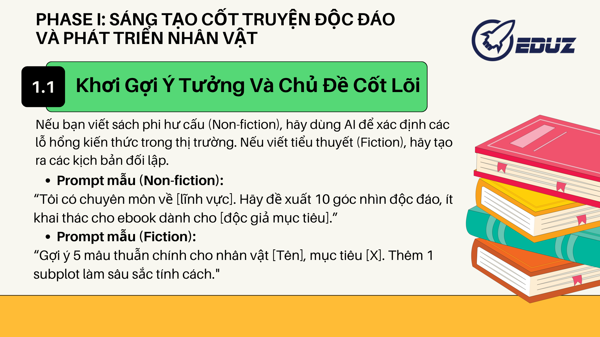 1.1 Khơi Gợi Ý Tưởng Và Chủ Đề Cốt Lõi